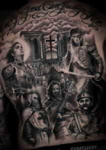 Dos complet, histoire de France, Notre Dame de Paris, Charles Martel, Jeanne D'arc, Napoléon, Templiers, poilus 14-18